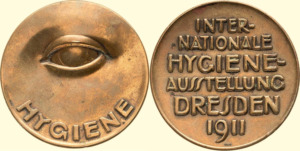 Preismedaille Hyginene Ausstellung 1911