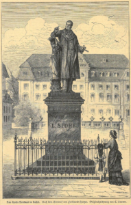 Louis-Spohr-Denkmal in Kassel 1893
